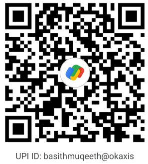 UPI QR code: basithmuqeeth-1@okhdfcbank